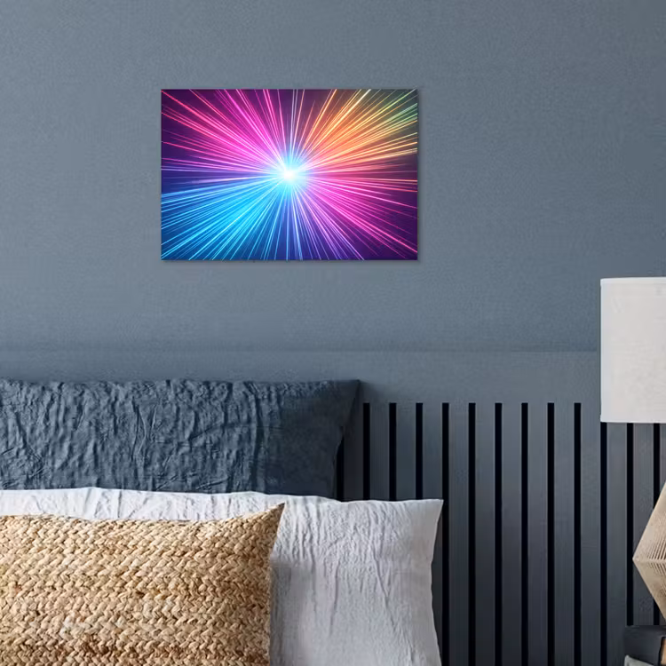 Poster - Abstract - Light - Burst - Modern - Colorful — 3