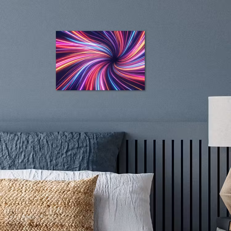 Poster - Abstract - Swirl - Futuristic - Neon — 3