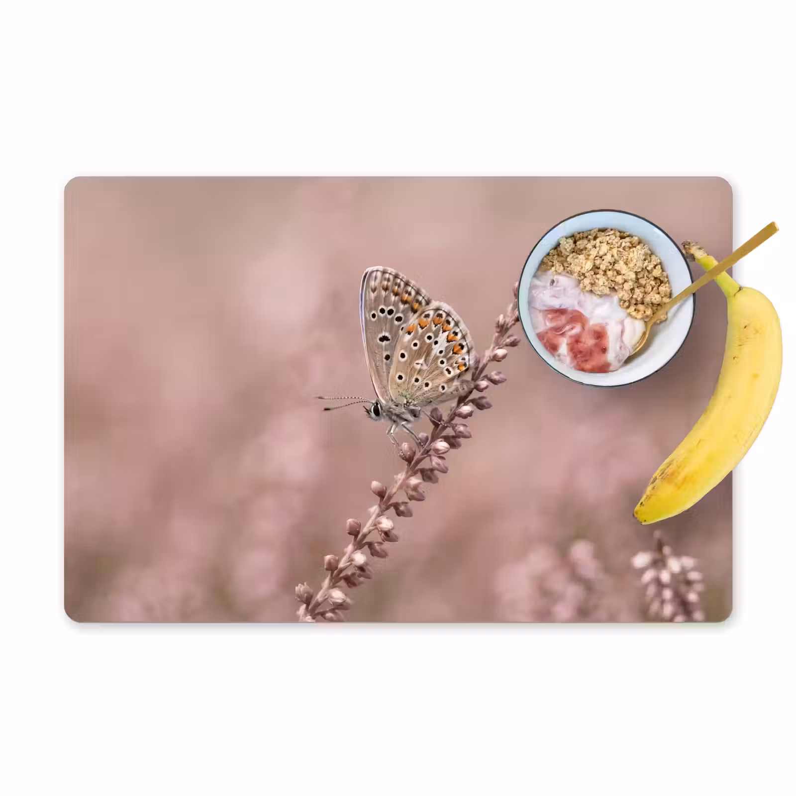 Placemat - 6 stuks - Lavendel - Vlinder - Paars — 1