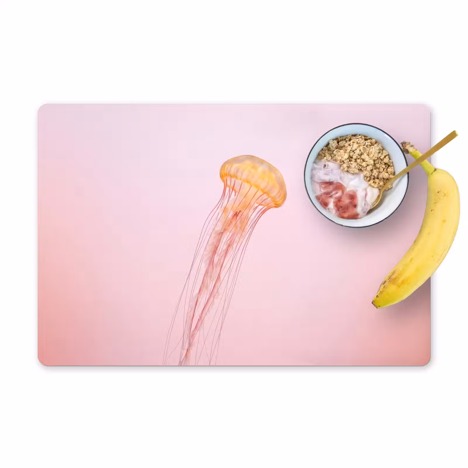 Placemat - 6 stuks - Sierlijk - Kwal - Roze — 1