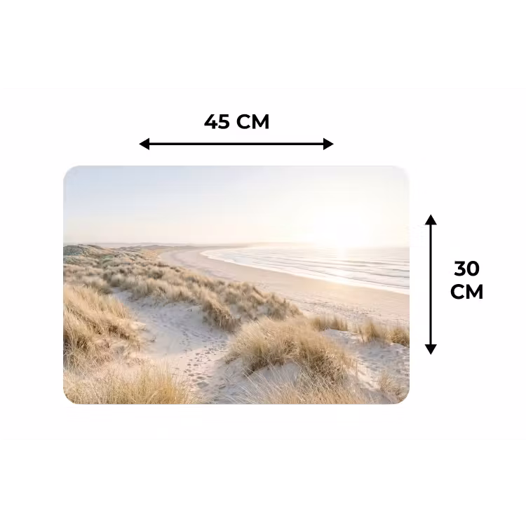 Placemat - 6 stuks - Duinen - Strand - Beige — 3