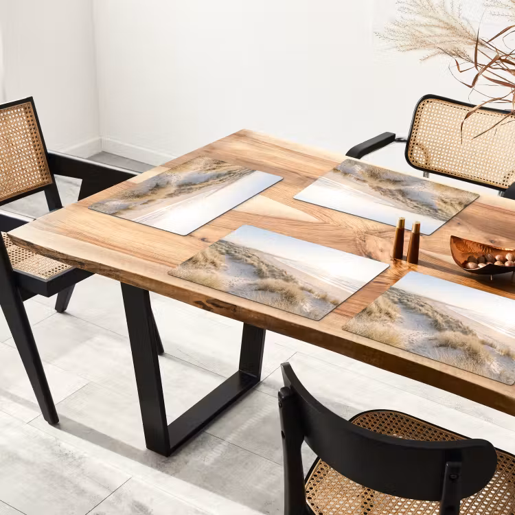 Placemat - 6 stuks - Duinen - Strand - Beige — 5