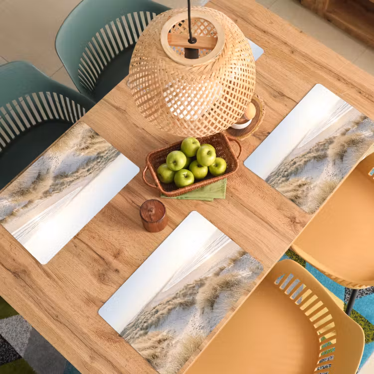Placemat - 6 stuks - Duinen - Strand - Beige — 6