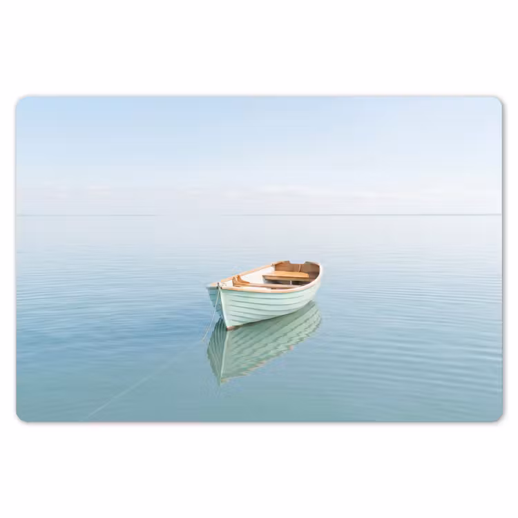 Placemat - 6 stuks - Minimalistisch - Boot - Zee — 7