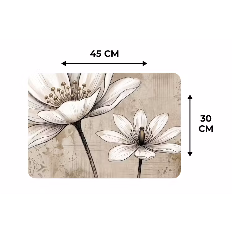 Placemat - 6 stuks - Modern - Design - Wit — 3