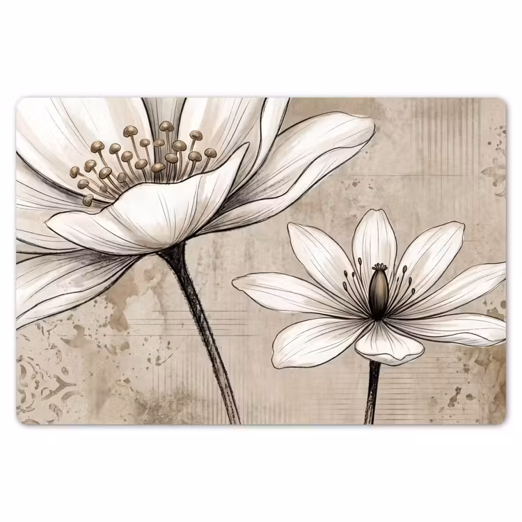 Placemat - 6 stuks - Modern - Design - Wit — 7