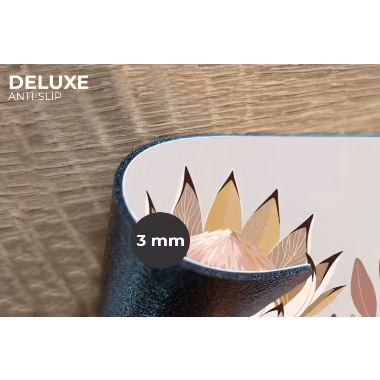 Placemat - 6 stuks - Protea - Bloem - Botanisch - Beige — 4