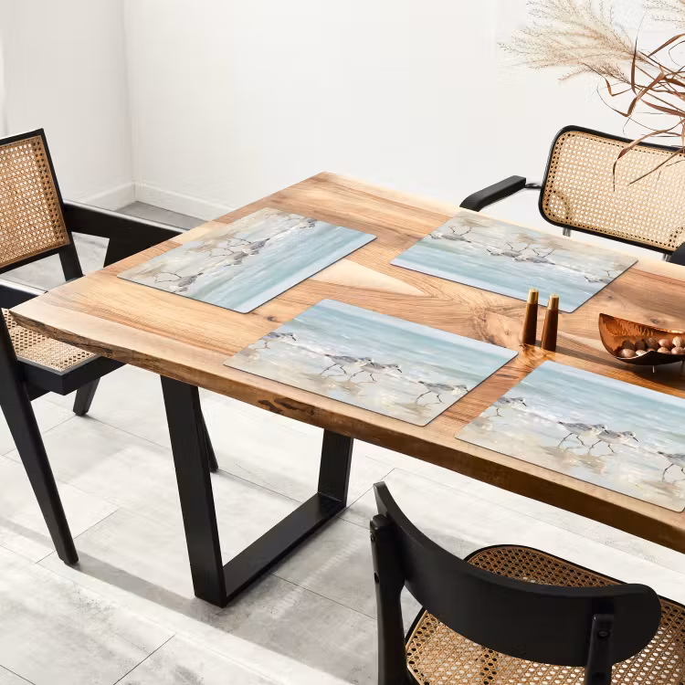 Placemat - 6 stuks - Vogels - Strand - Zee — 5