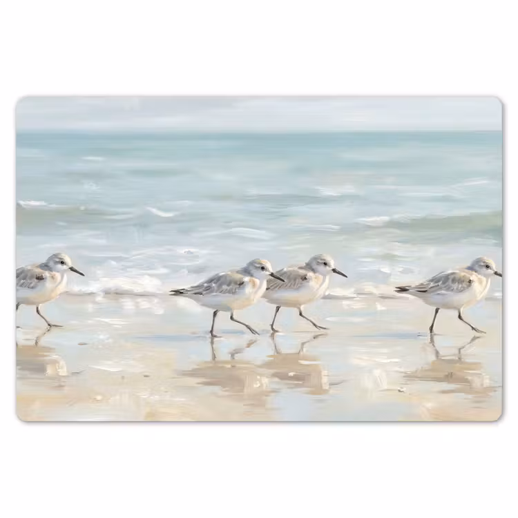 Placemat - 6 stuks - Vogels - Strand - Zee — 7