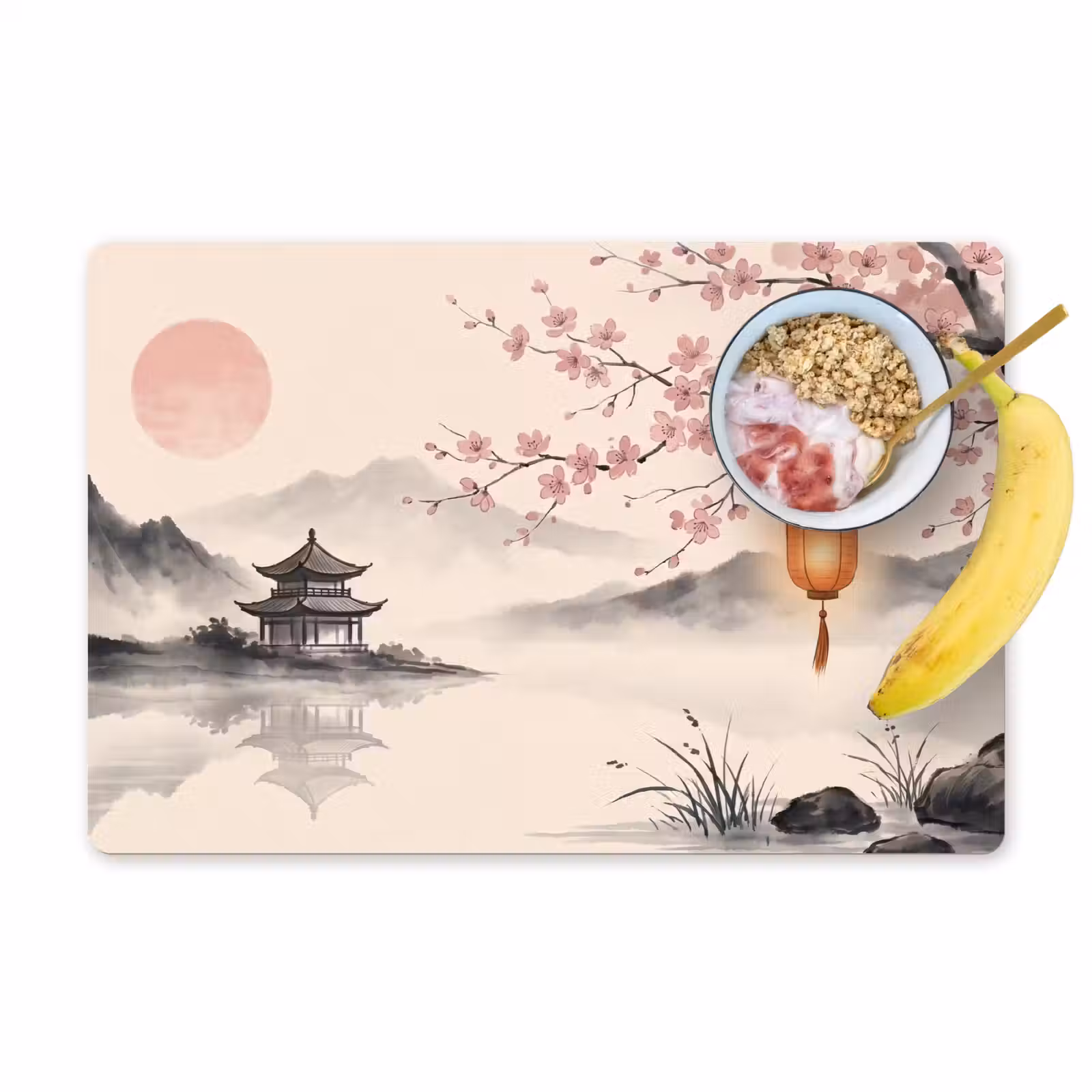 Placemat - 6 stuks - Zon - Japans - Traditioneel — 1