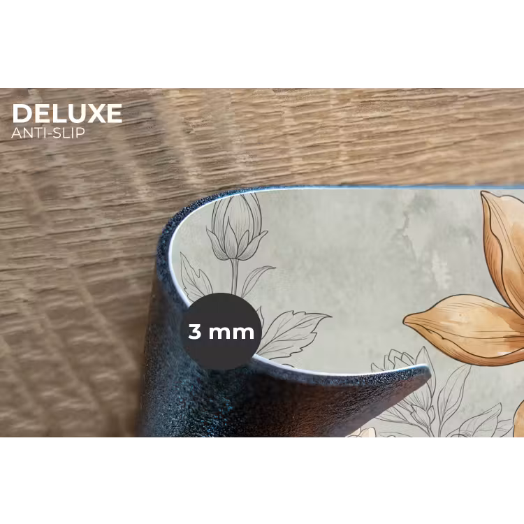 Placemat - 6 stuks - Illustratie - Bloemen - Groen — 4