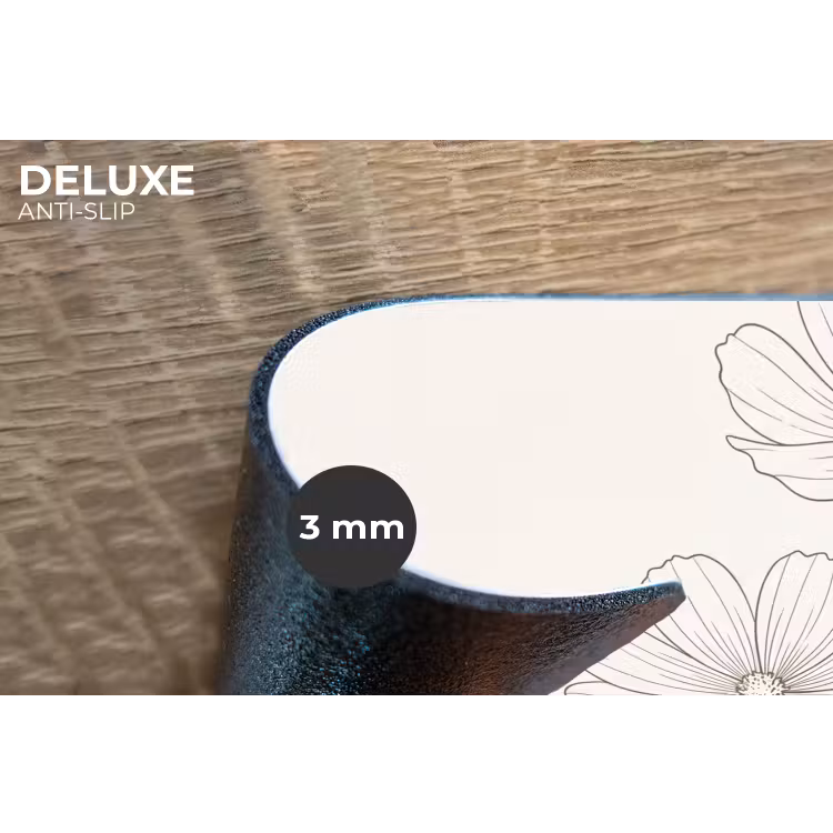 Placemat - 6 stuks - Minimalistisch - Modern - Bloemen - Beige — 4