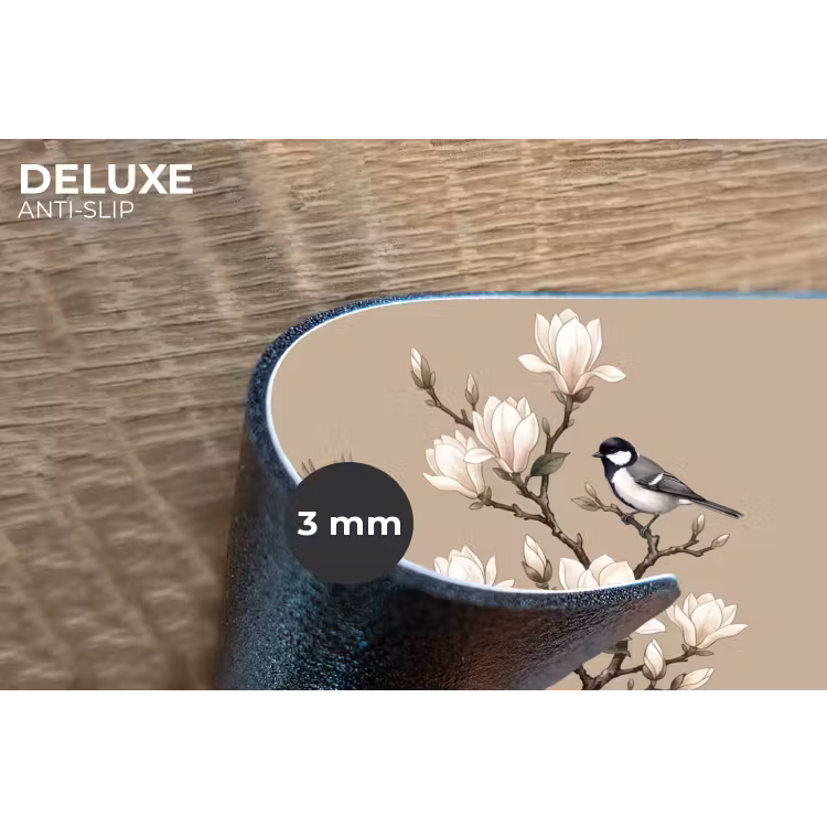 Placemat - 6 stuks - Oosters - Vogels - Beige — 4