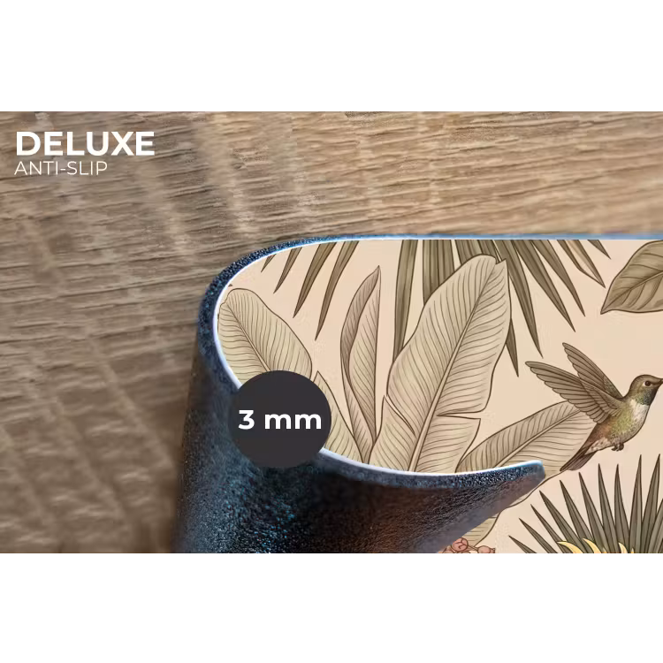 Placemat - 6 stuks - Tropisch - Vogels - Beige — 4