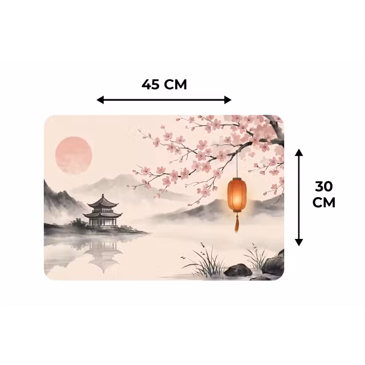Placemat - 6 stuks - Zon - Japans - Traditioneel — 3