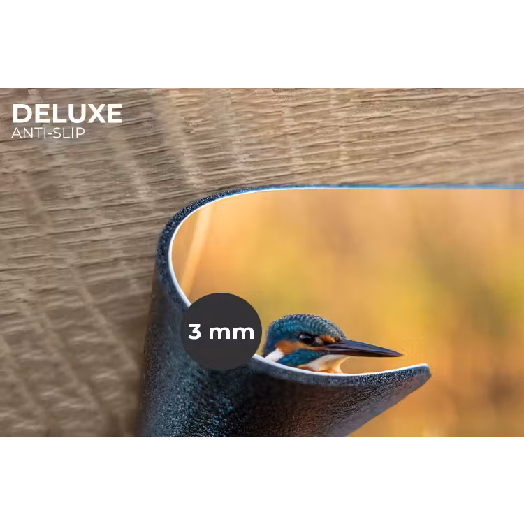 Placemat - 6 stuks - IJsvogel - Tak - Water - Kleurrijk - Levendig — 4