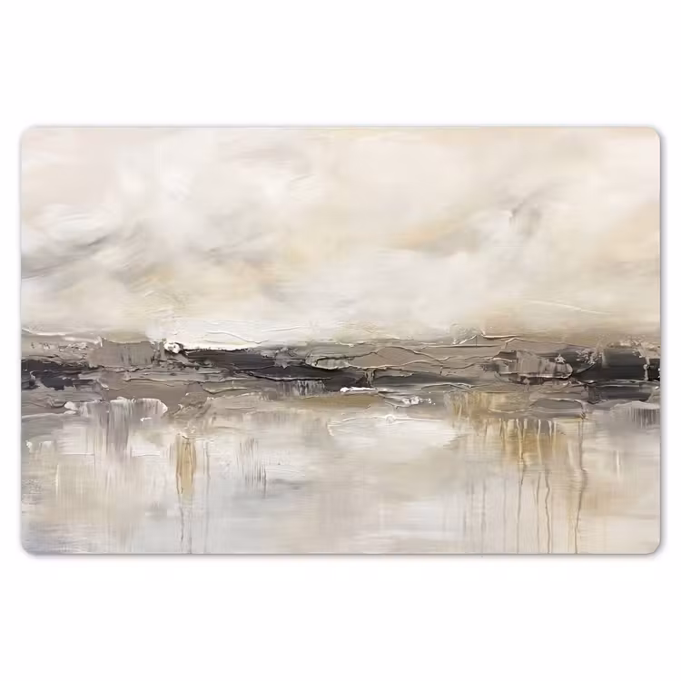 Placemat - 6 stuks - Landschap - Horizon - Natuur - Abstract - Neutraal — 7