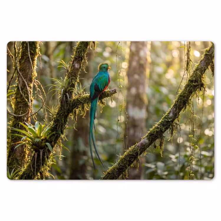 Placemat - 6 stuks - Quetzal - Jungle - Natuur - Groen — 7