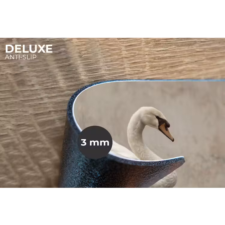 Placemat - 6 stuks - Zwaan - Elegant - Dieren - Wit — 4