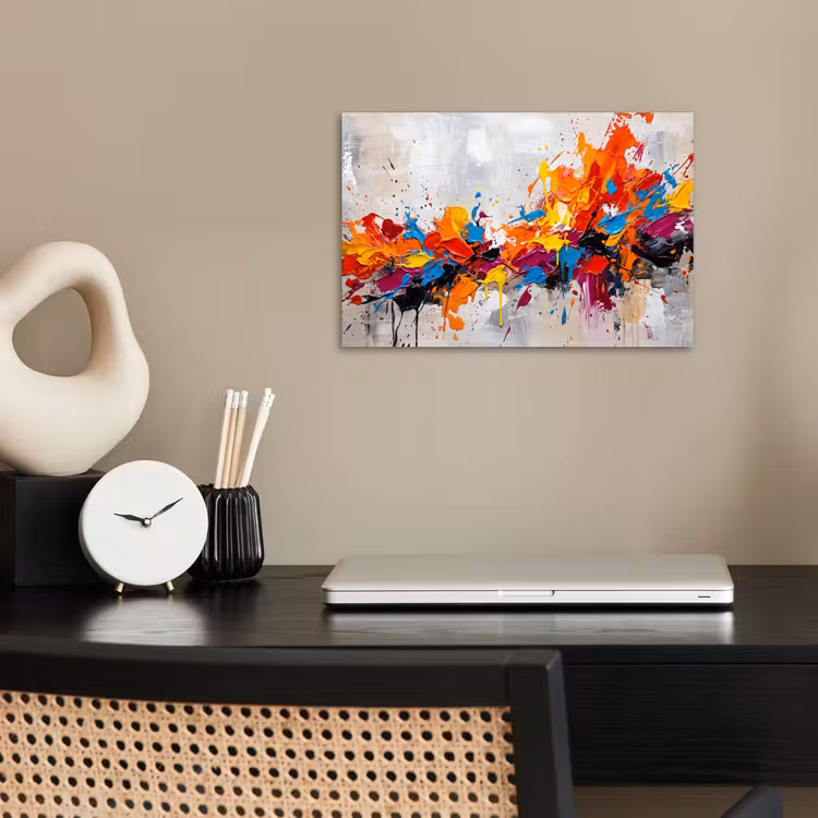 Poster - Abstract - Schilderij - Kleurrijk - Dynamisch — 2
