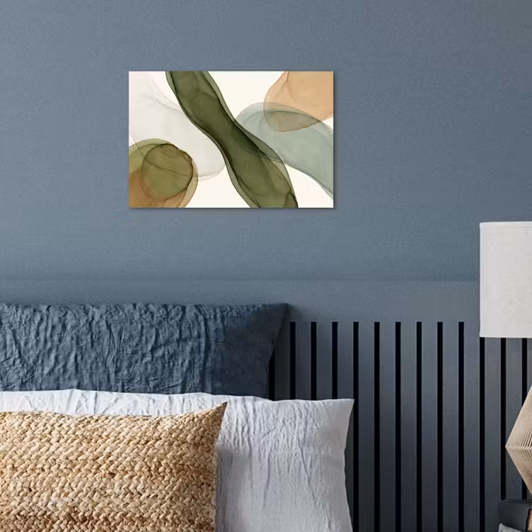 Poster - Abstract - Vormen - Modern - Kunst - Groen - Bruin — 3