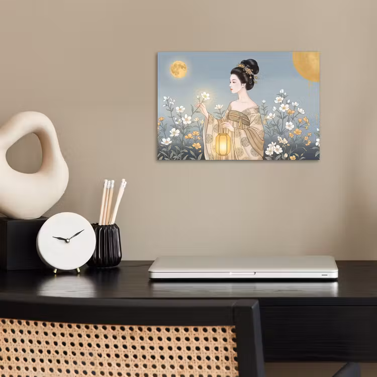 Poster - Aziatisch - Vrouw - Kimono — 2
