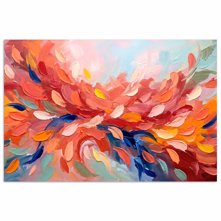 Poster - Bloemen - Abstract - Kunst - Modern — 1