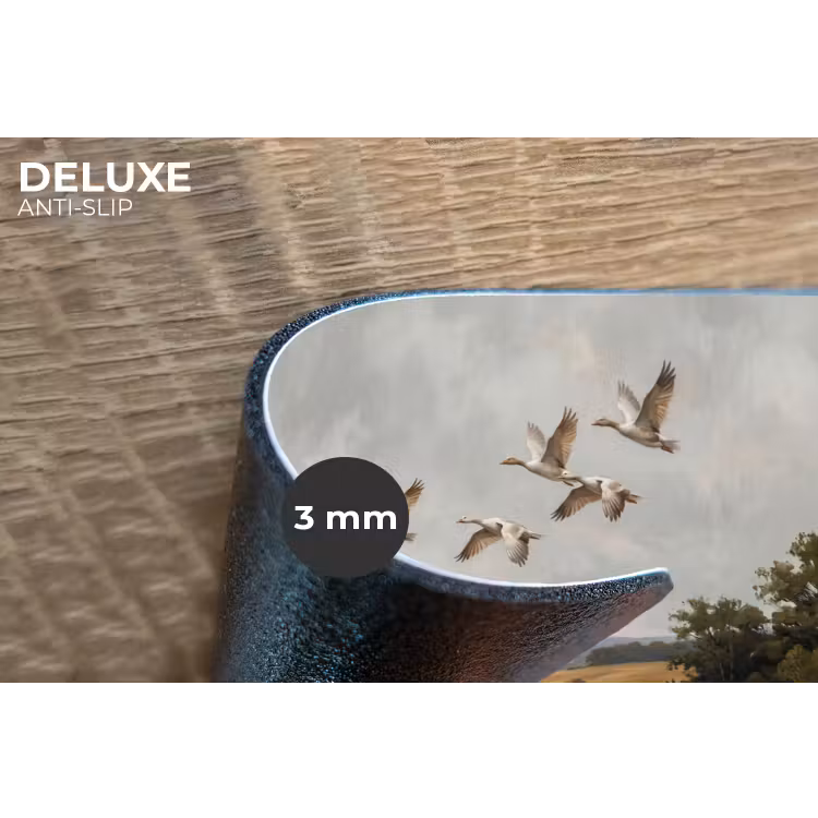 Placemat - 6 stuks - Eenden - Rivier - Landschap - Vlucht - Nostalgisch — 4