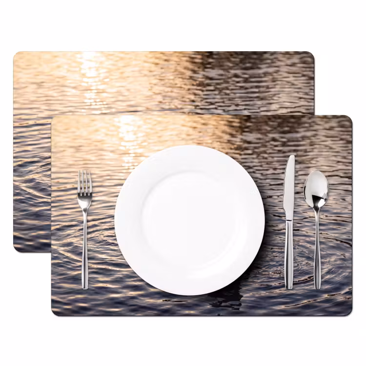 Placemat - 6 stuks - Eenden - Water - Natuur — 2