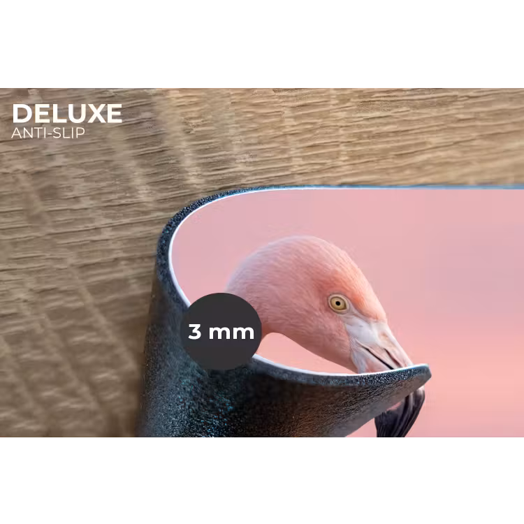 Placemat - 6 stuks - Flamingo - Portret - Roze — 4