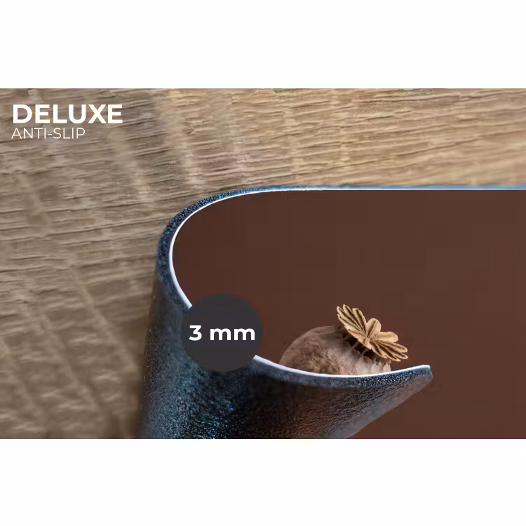 Placemat - 6 stuks - Papaverbol - Droogbloem - Bruin - Minimalistisch — 4