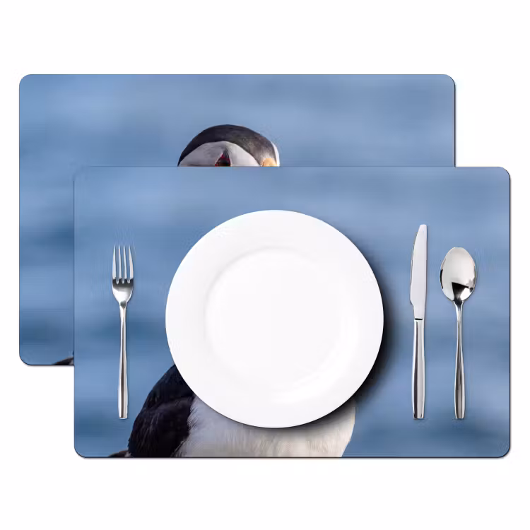Placemat - 6 stuks - Papegaaiduiker - Portret - Natuur — 2