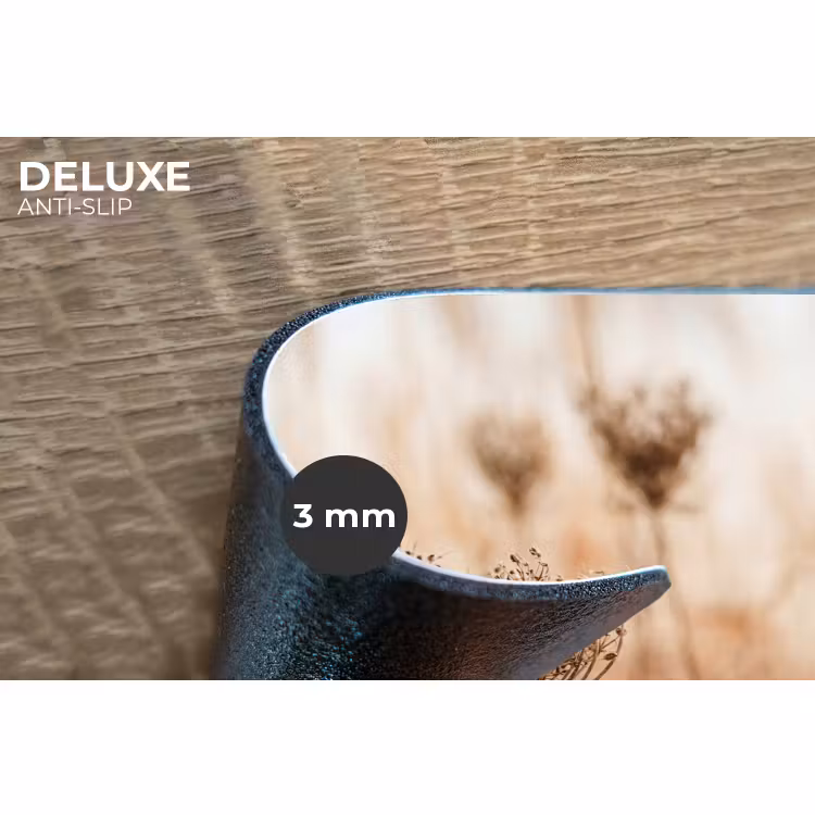 Placemat - 6 stuks - Schermbloem - Droogbloem - Winter - Beige - Minimalistisch — 4