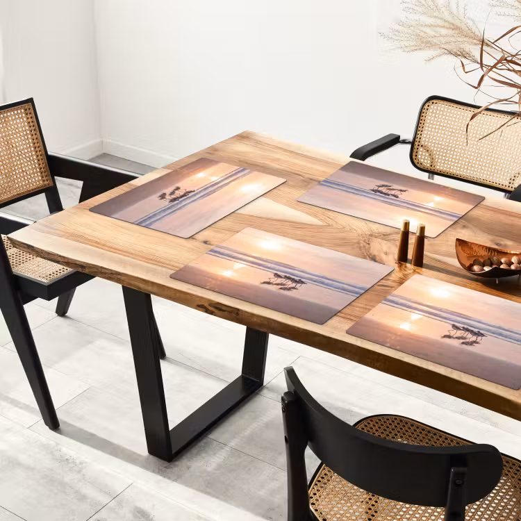 Placemat - 6 stuks - Zee - Vogels - Strand — 5