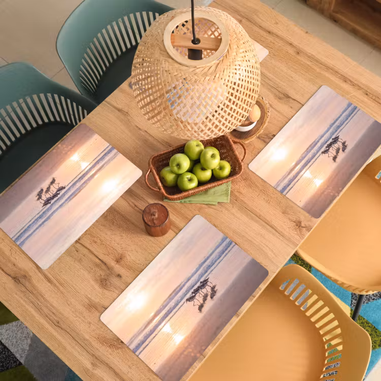 Placemat - 6 stuks - Zee - Vogels - Strand — 6