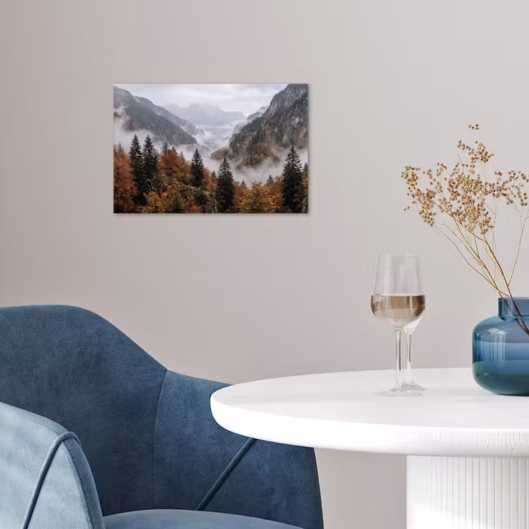 Poster - Bergen - Vallei - Mist - Herfst - Natuur — 4