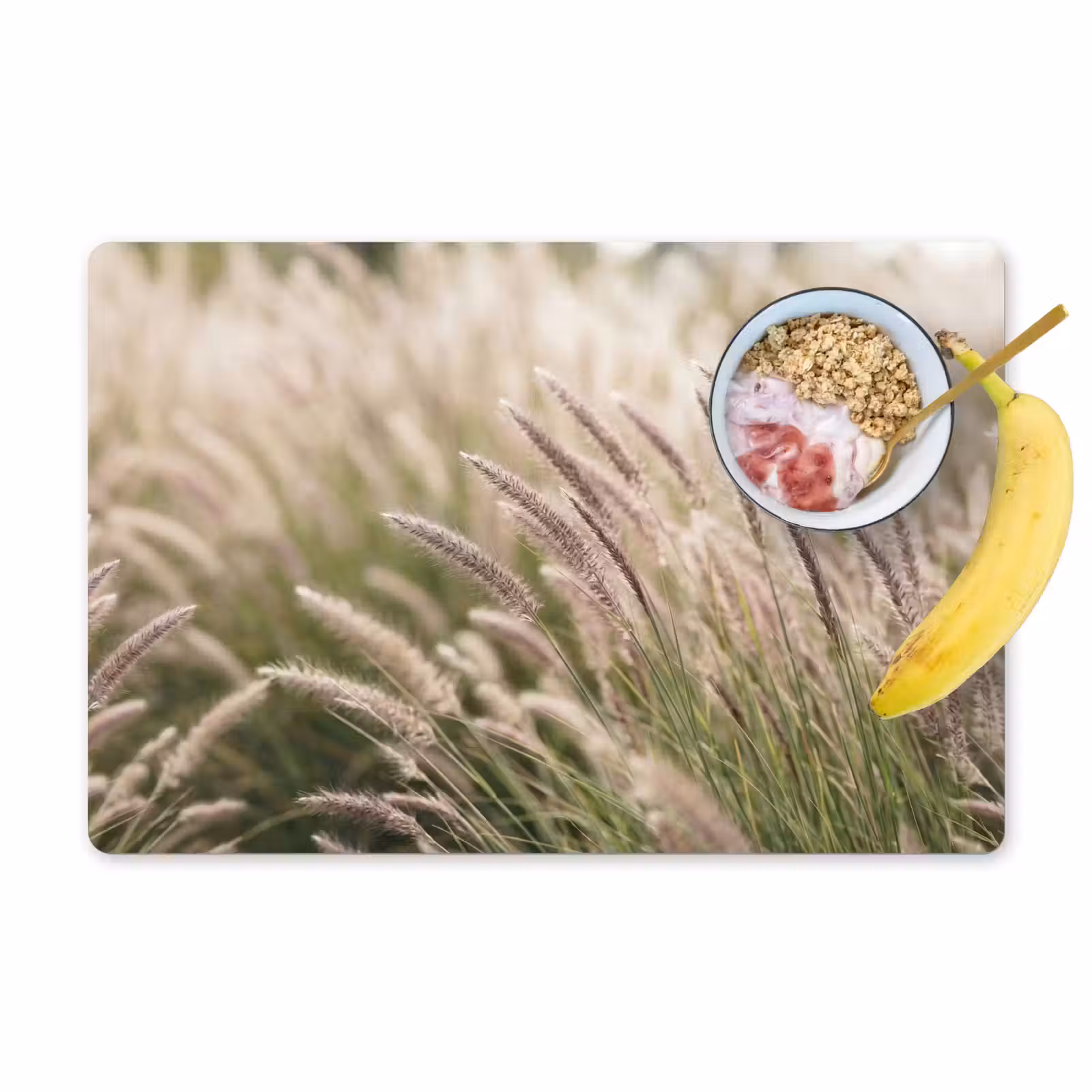Placemat - 6 stuks - Gras - Close up - Groen — 1