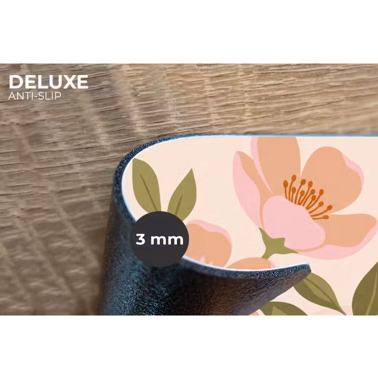 Placemat - 6 stuks - Grafisch - Bloemen - Roze — 4