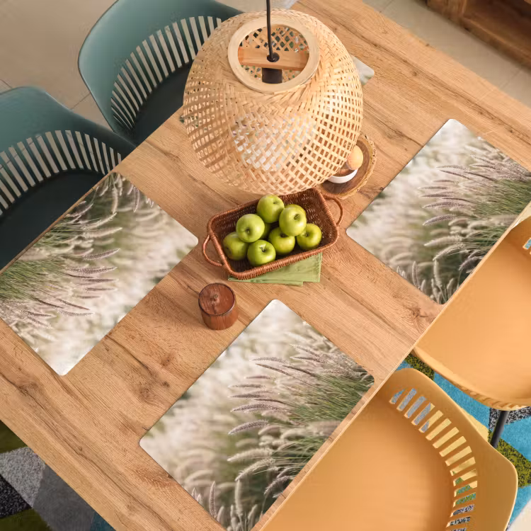 Placemat - 6 stuks - Gras - Close up - Groen — 6