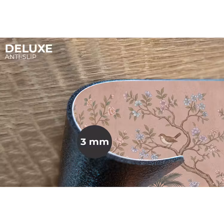 Placemat - 6 stuks - Nostalgisch - Reigers - Roze — 4