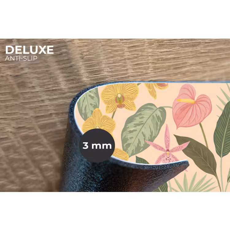 Placemat - 6 stuks - Patroon - Bloemen - Kleurrijk — 4