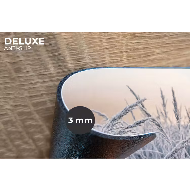 Placemat - 6 stuks - Rijp - Gras - Kristallen - Winter - Minimalistisch — 4