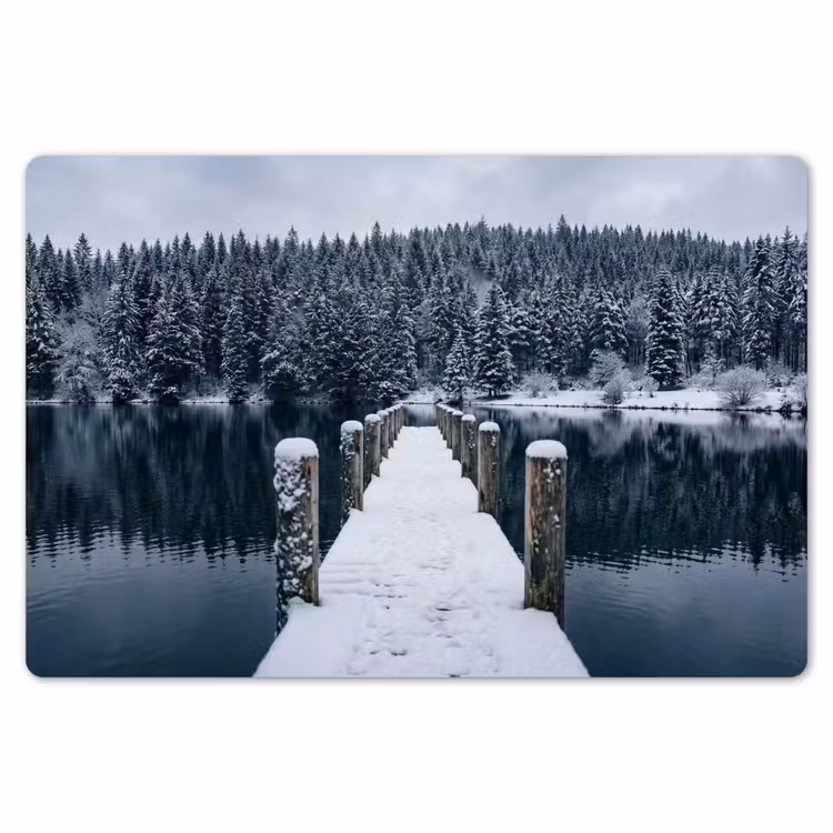 Placemat - 6 stuks - Steiger - Meer - Sneeuw - Bergen - Rustgevend — 7
