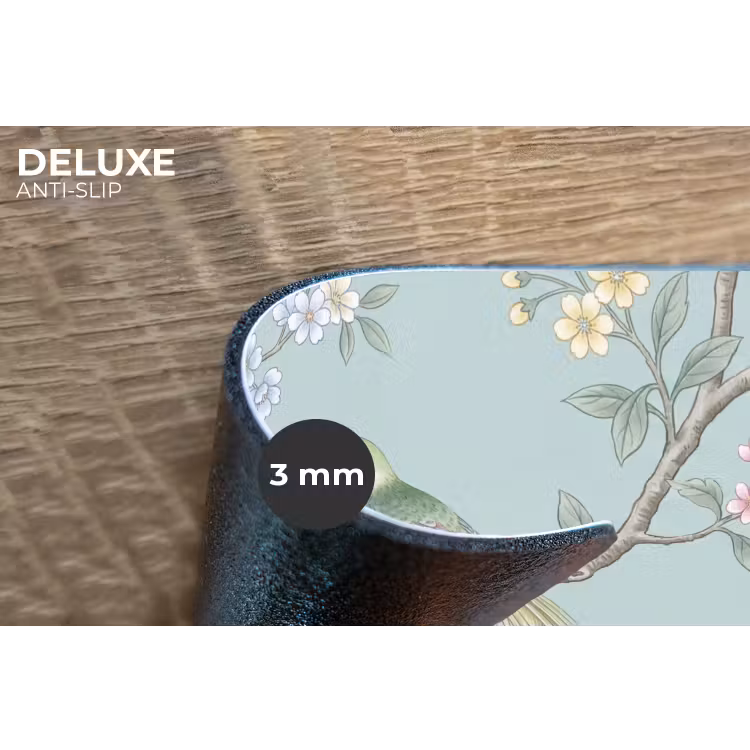 Placemat - 6 stuks - Vogel - Bloemen - Kleurrijk — 4