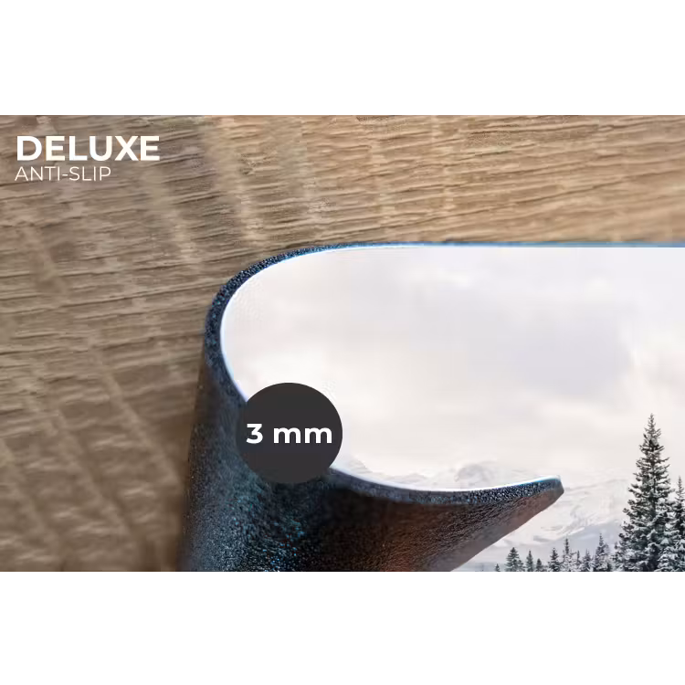 Placemat - 6 stuks - Weg - Sneeuw - Naaldbos - Winter - Avontuurlijk — 4