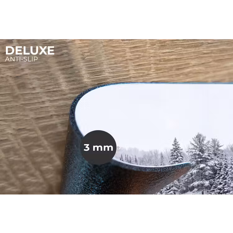 Placemat - 6 stuks - Meer - Dennen - IJs - Winter - Rustgevend — 4