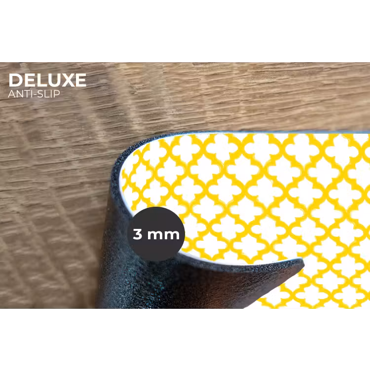 Placemat - 6 stuks - Patroon - Geometrisch - Klassiek - Geel — 4