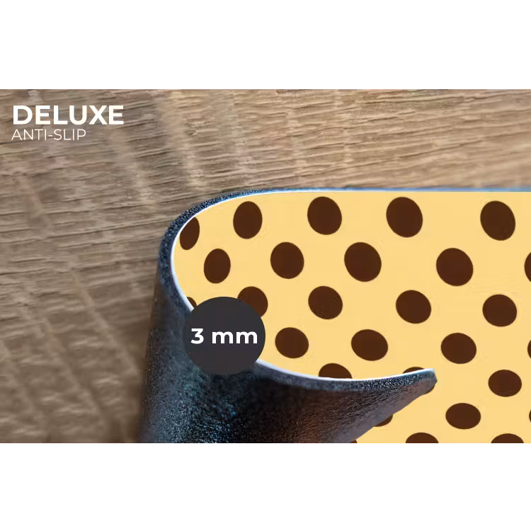 Placemat - 6 stuks - Polka Dot - Stippen - Retro - Geel - Bruin — 4