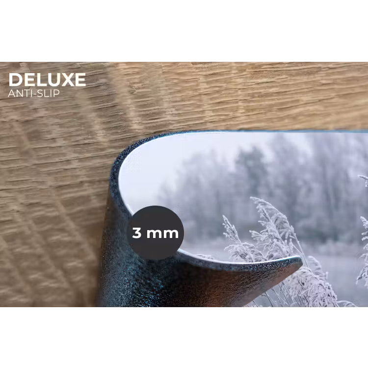 Placemat - 6 stuks - Riet - Bevroren - Winter - Natuur — 4