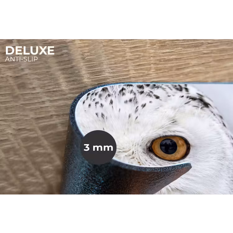 Placemat - 6 stuks - Sneeuwuil - Oog - Wildlife - Wit — 4